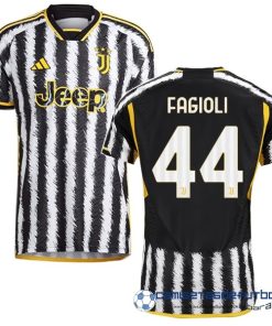 adidas NO.44 Fagioli Tailandia Casa Jugadores Camiseta Juventus  Equipación 2023 2024 Amarillo Negro