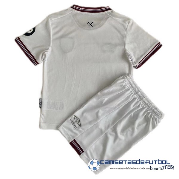 umbro Segunda Conjunto De Niños West Ham United  Equipación 2023 2024 Blanco - Imagen 2